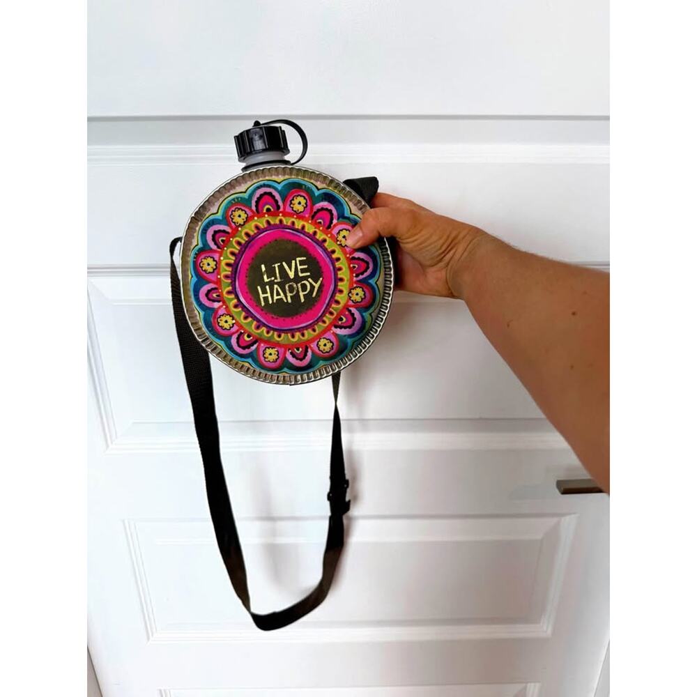 NATURAL LIFE Colorful 'Live Happy' Canteen